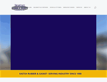 Tablet Screenshot of eastexrubber.com